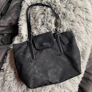Coach Tote Handbag w/ Leather Straps